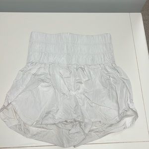 White free people shorts